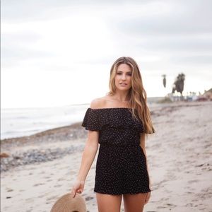 Polka dot Topshop Romper